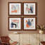 «Floating on Silk I», ensemble de 4 impressions sur toile encadrées-769523357-769523360