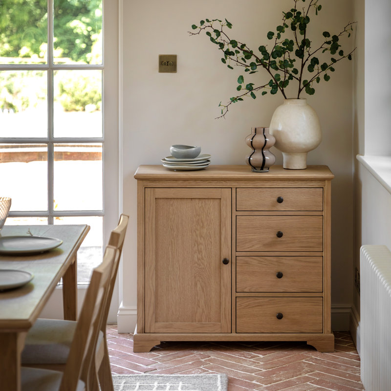 900 cm W Solid Wood Sideboard