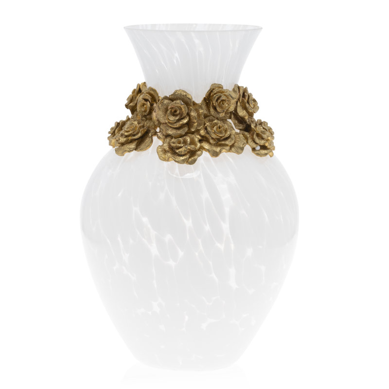 ROSE COLLECTION Handmade Glass Table Vase