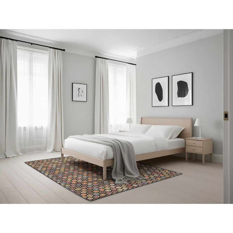 Abstract Indoor Rug, Rectangle 5' x 7'