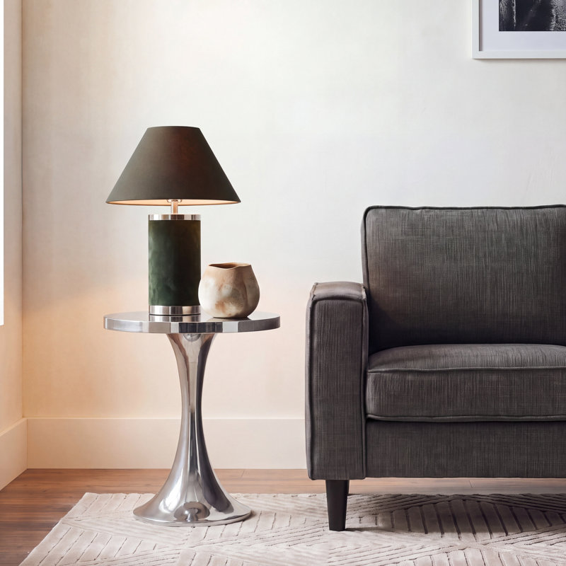 Oxley End Table, Silver