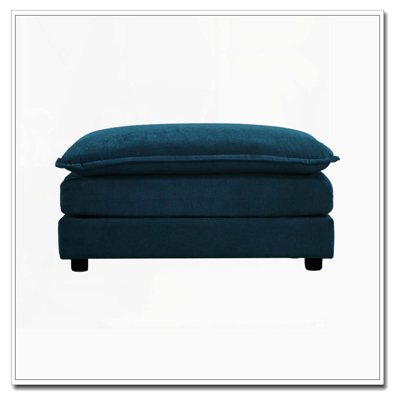 Repose-pieds modulaire en chenille pour canapé