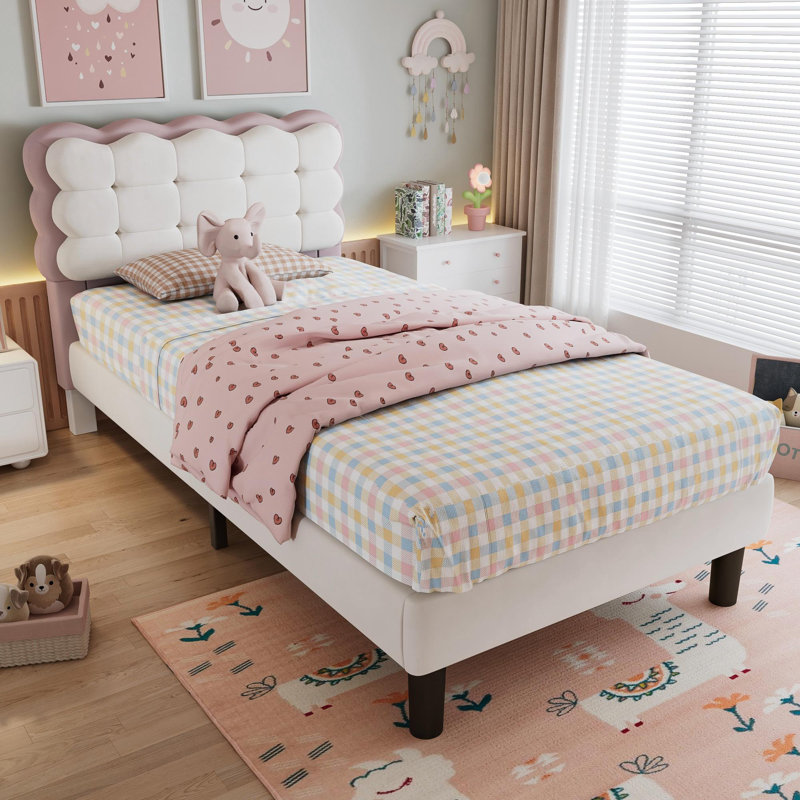 Upholstered Bed, Single (3')