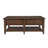 Laron Solid and Manufactured Wood Coffee Table with Push-Through Drawers-1738167412