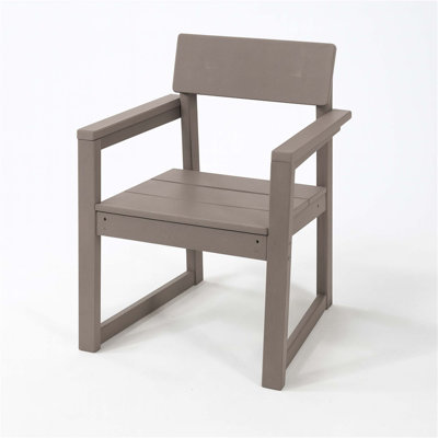 Fauteuils d'extérieur et de jardin en PEHD avec chaises au design moderniste