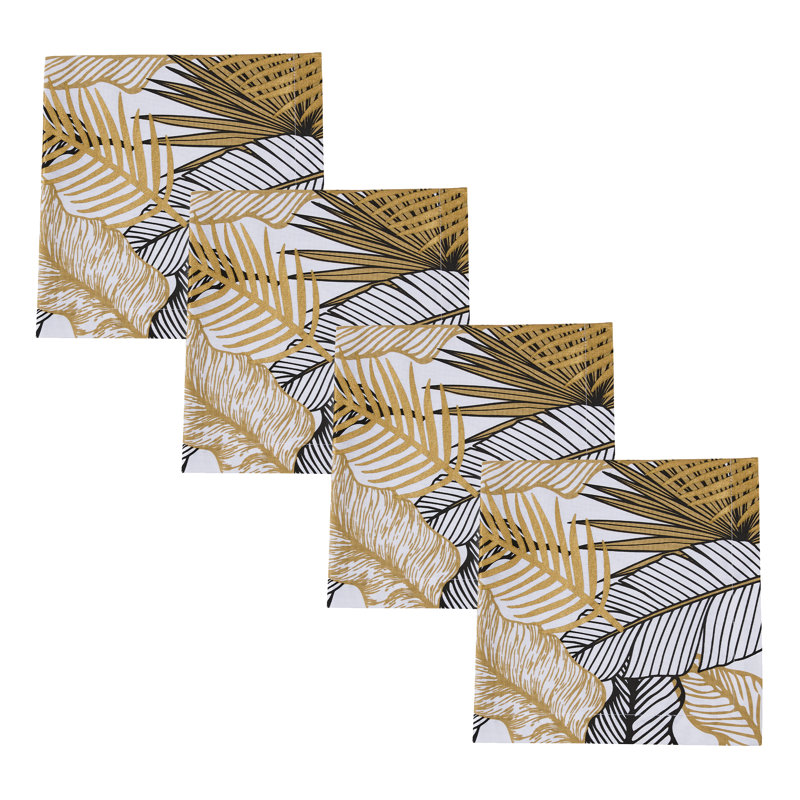 Ensemble de 4 serviettes de table Dansby