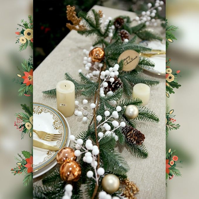 Guirlande Christmas White Berry