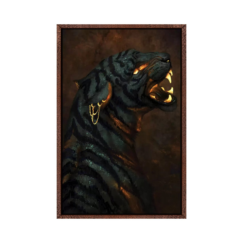 Cinder 1 Piece Wall Art on Canvas, 101.6cm H x 66.04cm W x 3.81cm D, Brown Framed