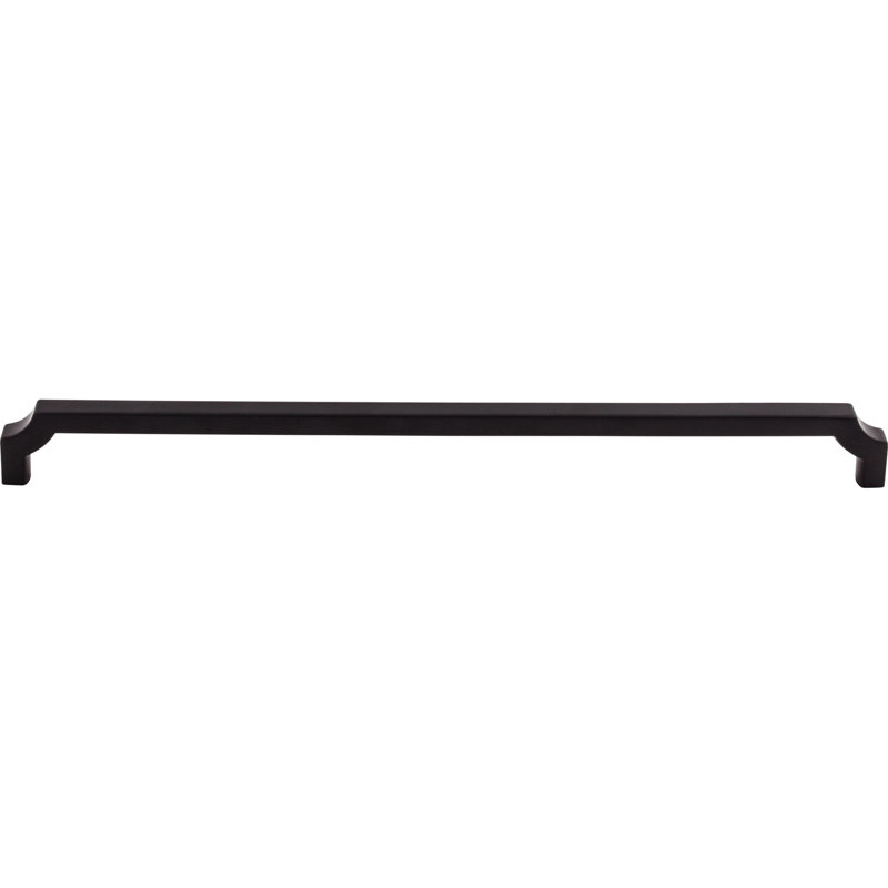 Davenport 7 9/16" Center to Center Bar pull, Flat Black, 12" Center to Center