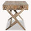 Gia Solid Wood Trestle End Table