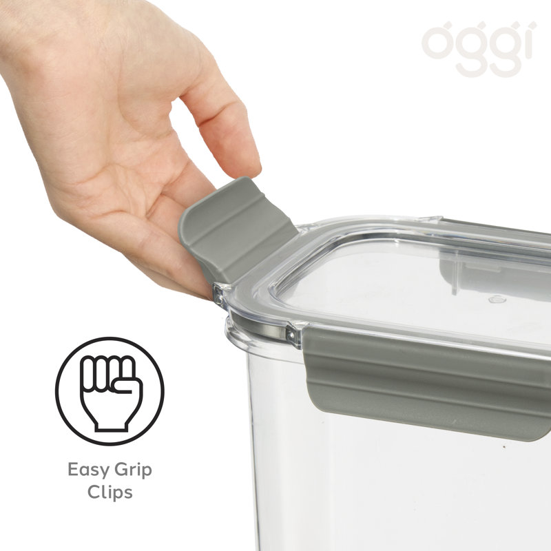 Clear BPA-Free Plastic Airtight Food Storage Container