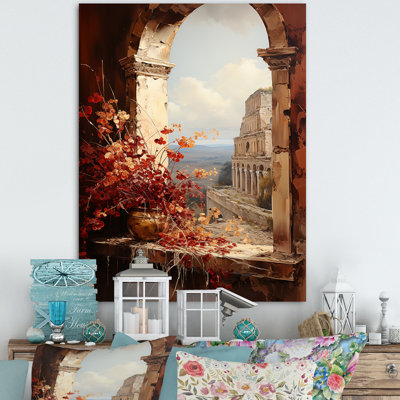 Printemps, empire romain paysage II - Italie, art mural