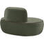 Chaise rembourrée en velours Swerve-1425424403