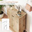 Shoe Storage Cabinet 4-Tier Shoe Organizer w/ Removable Shelves & 2 Doors