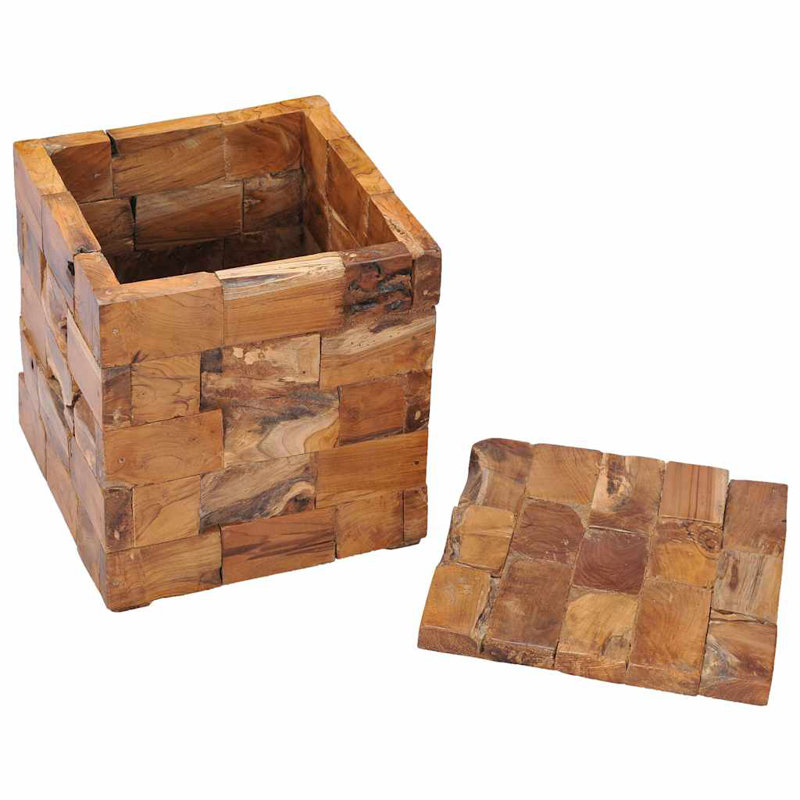 Bolog Solid Wood Accent Stool