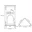 Armoire de coin multifonctionnelle en bois massif-1878159784