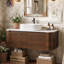Wall Mounted Single Double With Engineered Marble Top-1464902256