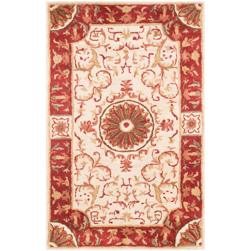 Latarra Hand Tufted Wool Oriental Rug, Rectangle 2'6" x 4'