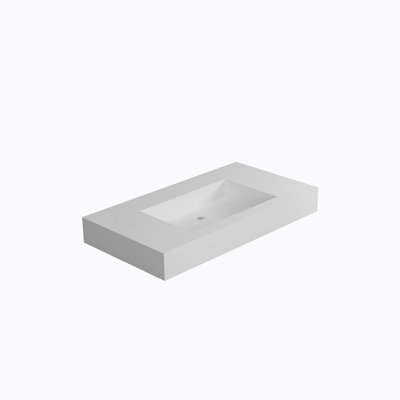 Stone Resin Solid Surface Bathroom Vanity Basin Sink
