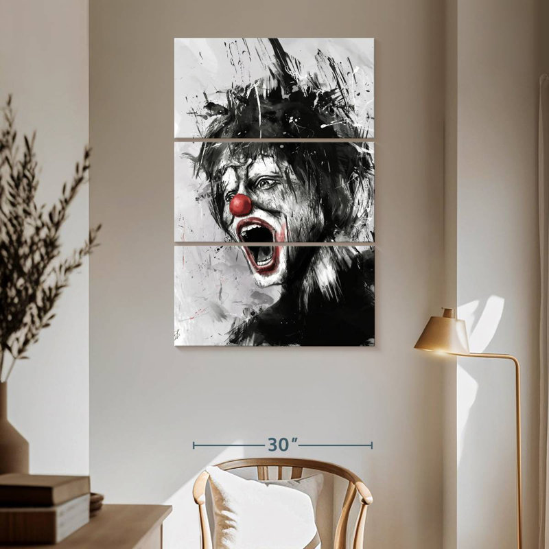Kelan The Clown, 65" H x 42" W