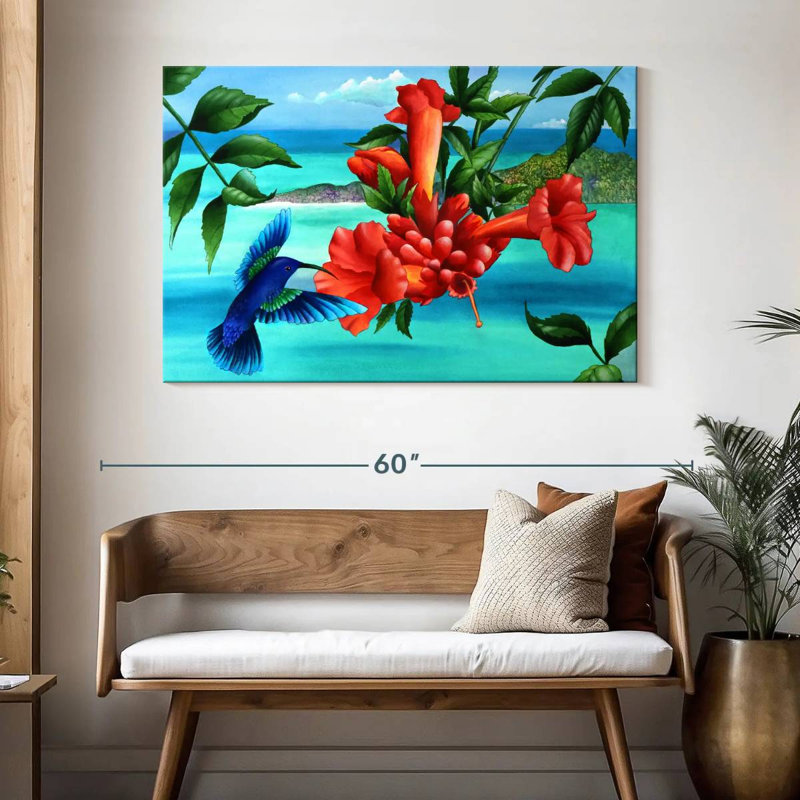 Exotic Afternoon Delight, 32" H x 48" W