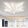 Namish 31.5'' 7 Blade Ceiling Fan with LED Lights,Indoor Remote Control Ceiling Fans With Lights