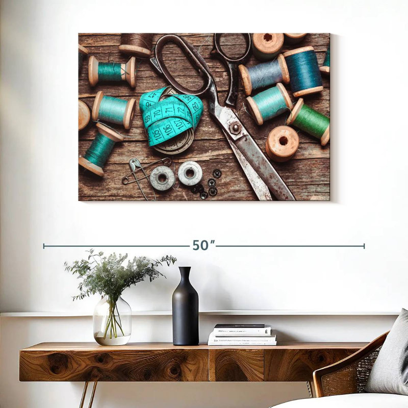 Senne Sewing, 26" H x 39" W