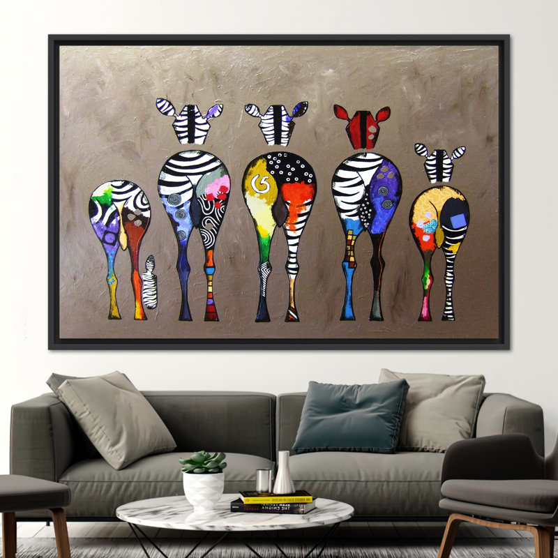 Print on Canvas, Black Floater Framed, 40 cm H x 60 cm W
