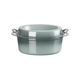 Le Creuset Enameled Cast Iron Traditional Oval Doufeu , 7.25 Qt. - Oyster