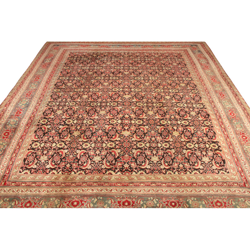 One-of-a-Kind Rectangle 12'0" X 14'6" Hand Knotted Area Rug