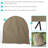  Hamm Khaki Firewood Log Rack Hoop Cover with PVC Backing - 40"-489343523