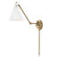 Lampe murale avec bras pivotant en acier 1 lumière Markaysia-98188263