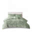 Ensemble d'édredon en velours avec coussin décoratif-122524996-122524993