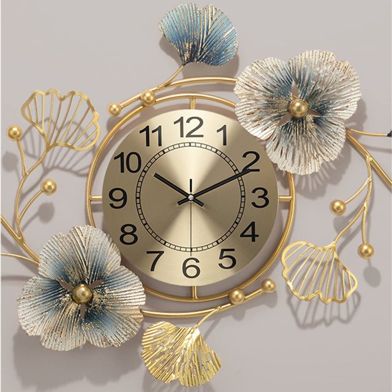 Harrelson Metal Wall Clock, Medium