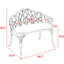 Banc en aluminium de conception ergonomique pour l'extérieur et le jardin