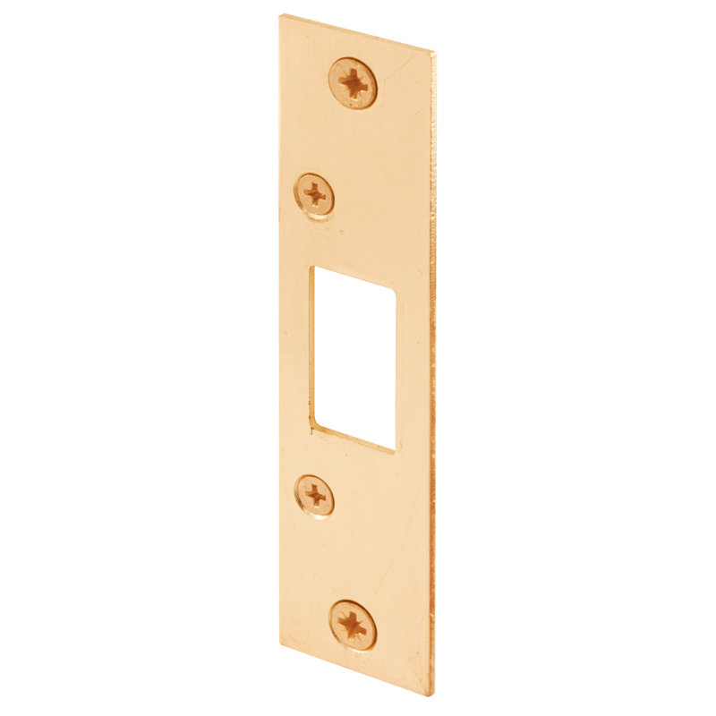 Serrure à pêne dormant Prime-Line, 4-7 / 8 po, laiton plaqué (paquet simple)