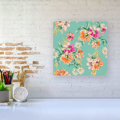 Bright Flower - Wrapped Canvas Print