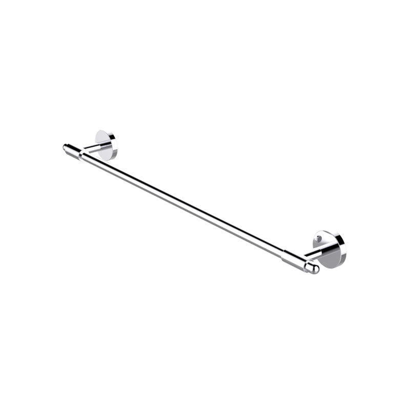 Barre à serviettes murale 26,5" Bullet, Nickel brossé