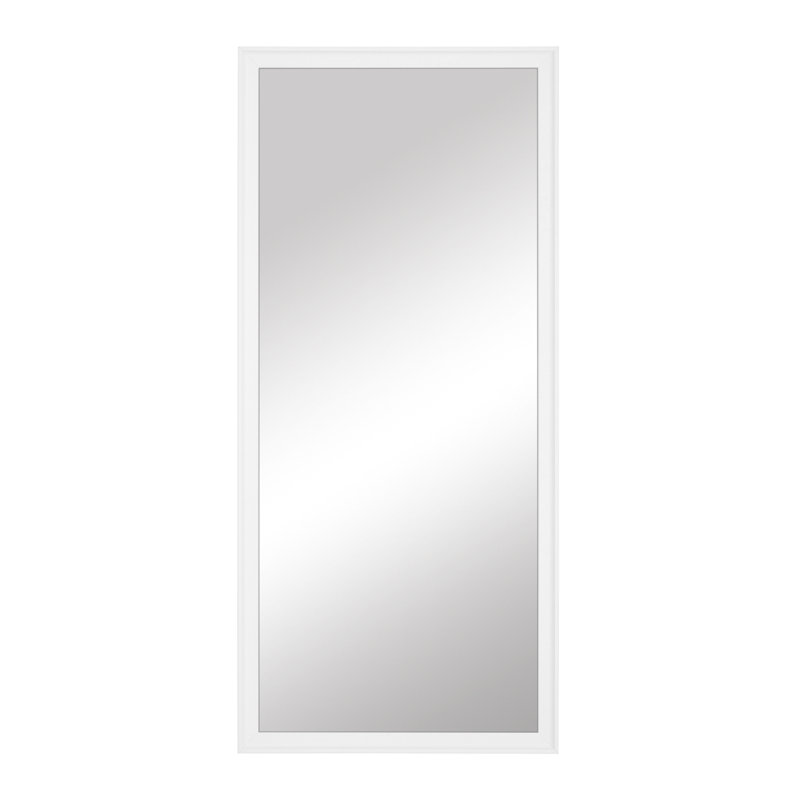Monroe Collection, Full Length Mirror, in a, Ideal Dressing Room Mirror, True Reflections Glass, Wood Frame,  Lean Against Wall or Wall-Mounted, 