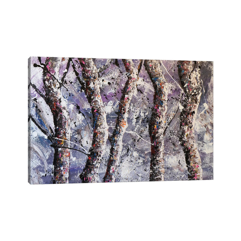 Cool Trees by Joseph Marshal Foster - Wrapped Canvas Painting, 66.04 cm H x 45.72 cm W x 3.175 cm D