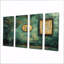 «Green Ancestral Sign», impression d'art mural traditionnel chinois-1118349287