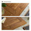 Table de salle à manger rectangulaire en bois massif brun-1023780629