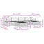325cm Wide Patio Sectional Set
