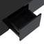 Table basse avec 2 grands compartiments de rangement cachés, table de cocktail extensible avec 2 tiroirs, table centrale ultrabrillante avec plateau coulissant pour le salon, 39,3 po x 21,6 po, noir
