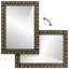 Ageeth Solid Wood Rectangle Mirror