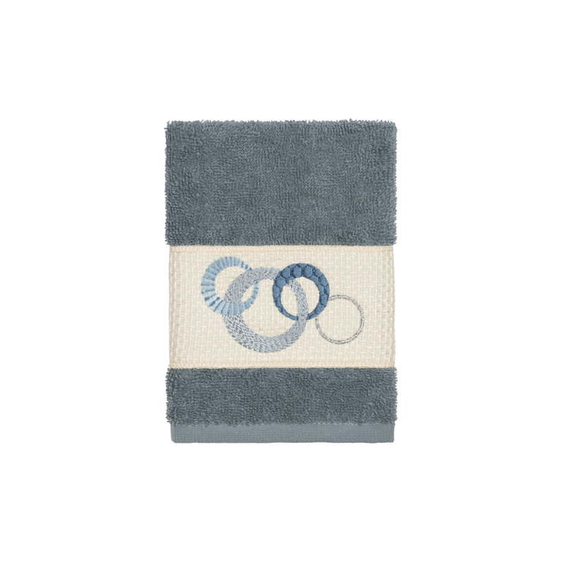 Gant de toilette Annabelle, Bleu sarcelle