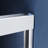 56 - 60 In. W X 72 H Sliding Shower Glass Door Adjustable Semi Thick Clear Tempered 304 Stainless Steel Handles Chamfer Edged To Hands Humanized Towel Hanging Design Upgrade Aluminum And Quiet
