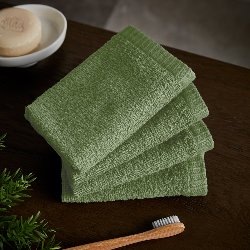 Quick Dry Cotton 4 Pack Face Cloths
