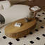 Table basse 47 po ovale avec rangement