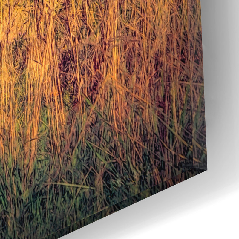 «Webb Farm House» par John Rivera, art mural en verre acrylique, H 12 po x l 16 po x P 0,13 po